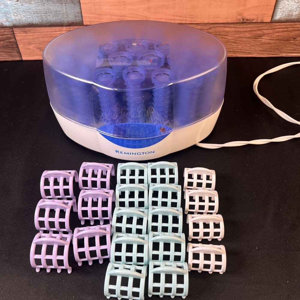 Remington Body Waves Ionic Hot Rollers Wax Core H1080i 20 Curlers & 20 Clips